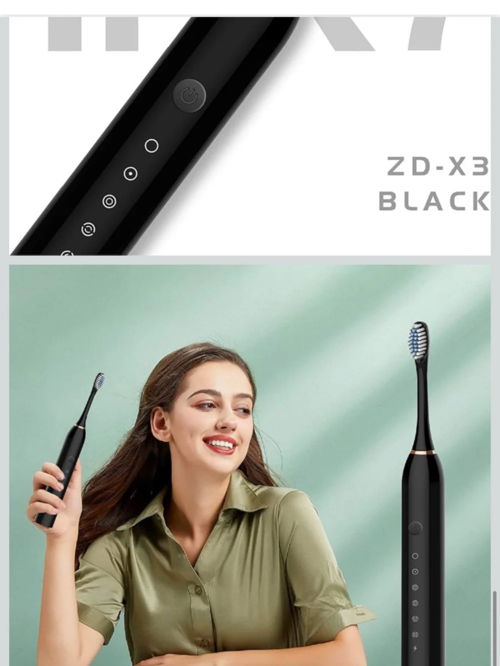 X-3 Sonic Electric Toothbrush